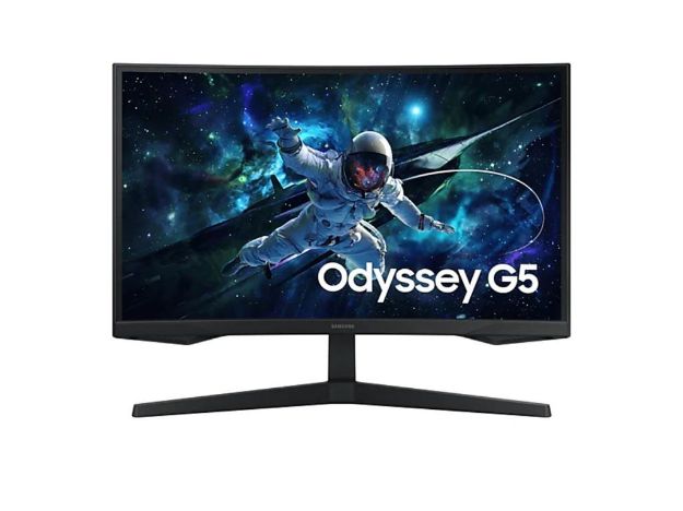 imagem de Monitor Samsung 27" Curvo Gamer Odyssey G5 Led/Va Qhd 165hz 1ms Hdmi Displayport Usb-C Vesa - Ls27cg552elmzd