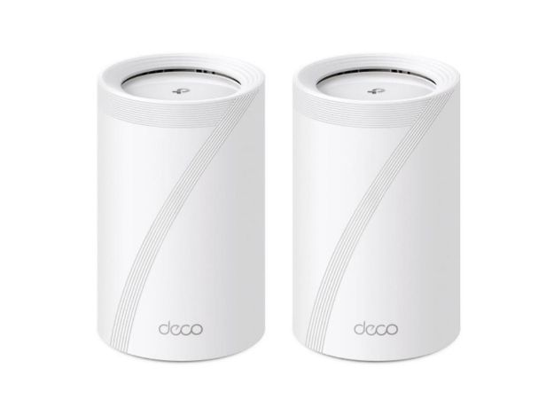 imagem de Kit 2 Roteadores Mesh Wi-Fi 7 2.5g Tri-Band Be11000 Decobe65 - Tpn0467