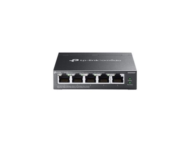 imagem de Switch Omada Gigabit de 5 Portas de Facil Gerenciamento0/100/1000mbps com 4 Portas Poe+ - Es205gp - Tpn0598