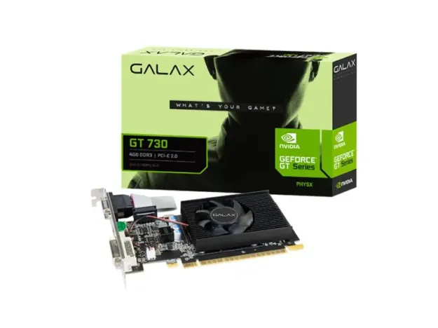imagem de Placa de Video Galax Geforce Gt 730 4gb Ddr3 128 Bits - 73gqf8hx00hd