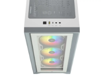 imagem de Gabinete Corsair Icue 4000x Branco Lateral de Vidro Atx - Cc-9011205-Ww