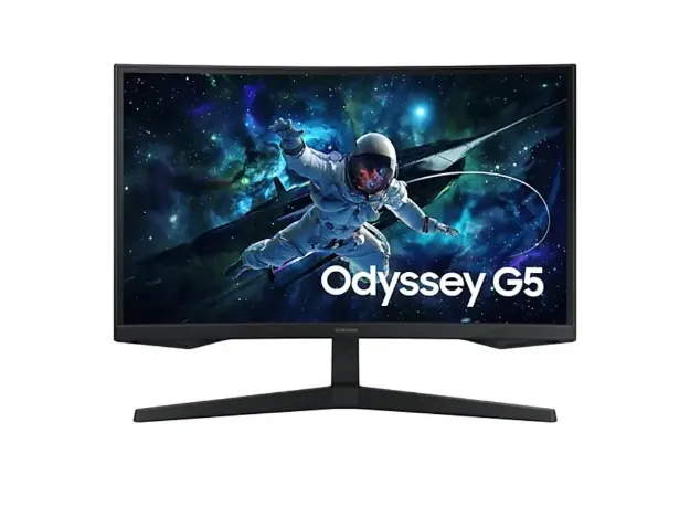imagem de Monitor Samsung 27" Curvo Gamer Odyssey G5 Led/Va Qhd 165hz 1ms Hdmi Displayport Usb-C Vesa - Ls27cg552elmzd