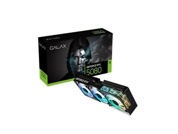 imagem de Placa de Video Galax Geforce Rtx 5080 1-Click Oc 16gb Gdrr7 256 Bits - 58nzn6mdbboc