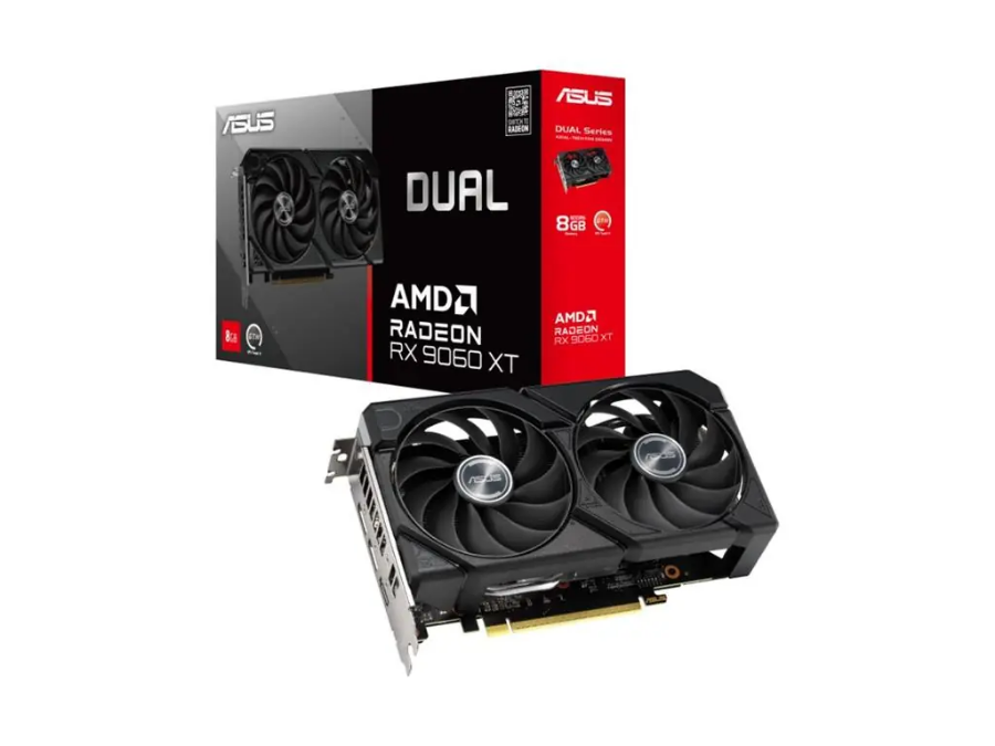 美品 ASUS Dual Radeon RX 9060 XT 8GB All Nations | Placa de Video Asus Dual Radeon Rx 9060 Xt 8gb Gddr6