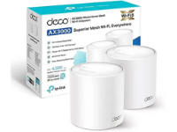 imagem de Kit Roteador Tp-Link Deco X50 Ax3000 (2 Pack) Wi-Fi 6 Mesh Gigabit Dual-Band - Tpn0307