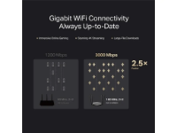 imagem de Roteador Mercusys Mr80x Wi-Fi 6 Gigabit Dual Band Easymesh Ax3000 - Mcs0048