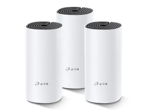 imagem de Kit 3 Roteadores Tp-Link Deco M4 Wi-Fi Mesh Dual Band Ac1200 10/100/1000mbps - Tpn0193