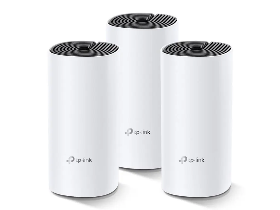 imagem de Kit 3 Roteadores Tp-Link Deco M4 Wi-Fi Mesh Dual Band Ac1200 10/100/1000mbps - Tpn0193