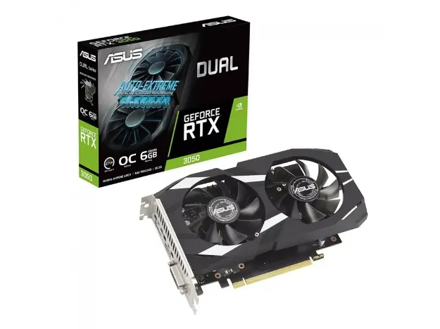 imagem de Placa de Video Asus Dual Geforce Rtx 3050 6gb Gddr6 96 Bits - Dual-Rtx3050-6g