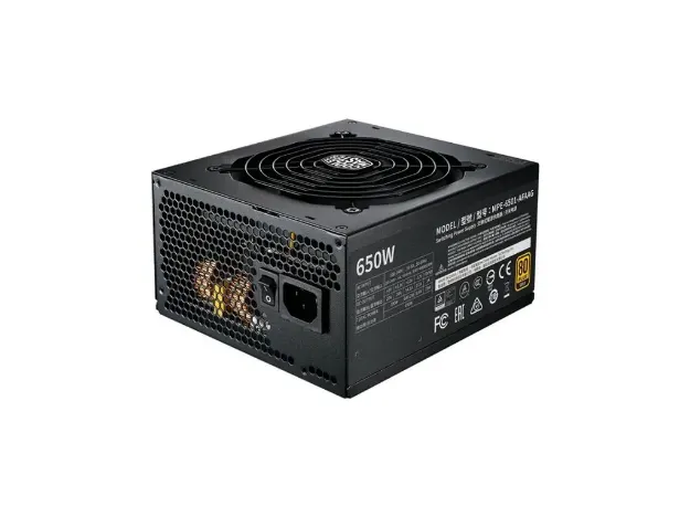 imagem de Fonte Cooler Master Mwe V2 650w 80 Plus Gold Full Modular - Mpe-6501-Afaag-Wo