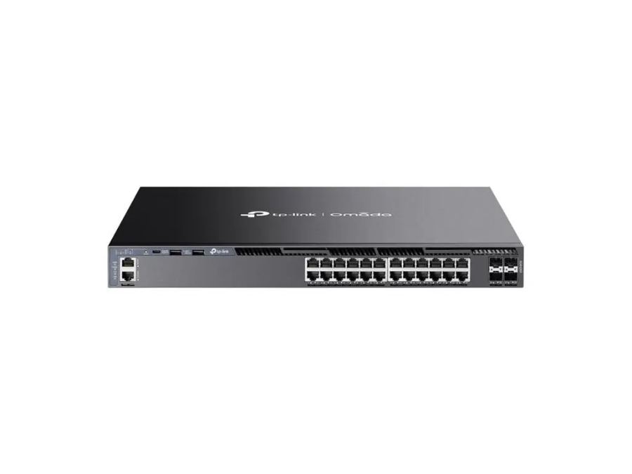 imagem de Switch Tp-Link Gerenciavel Sg6428x L3 28 Portas com 24 Portas Gigabit 4 Slots Sfp+ 10gbps - Tpn0443