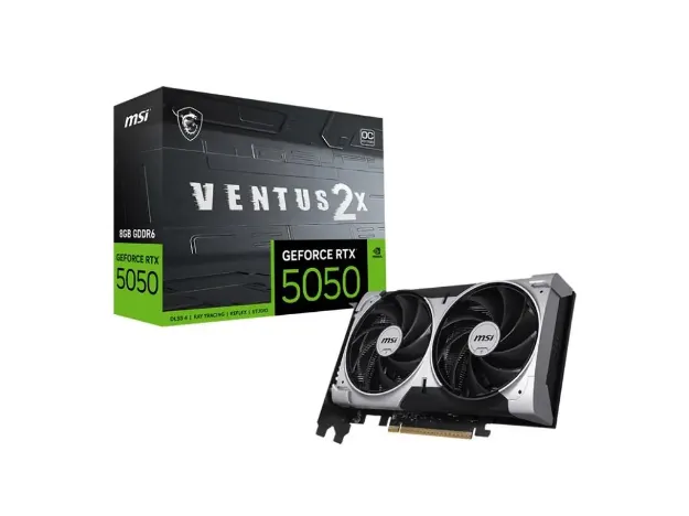 imagem de Placa de Video Msi Geforce Rtx 5050 Ventus 2x Oc 8gb Gddr6 128 Bits - 912-V538-010