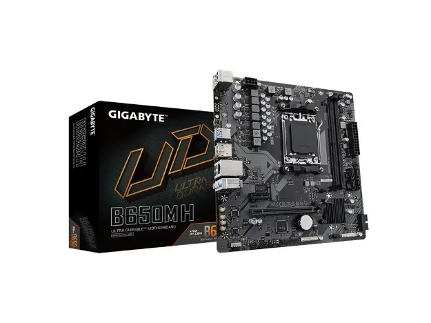 imagem de Placa Mae Gigabyte Amd (Am5) Ddr5 Micro Atx - B650m H 1.4