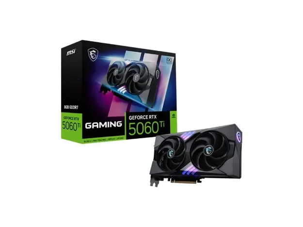 imagem de Placa de Video Msi Geforce Rtx 5060 Ti Gaming Oc 8g Gddr7 128 Bits - 912-V536-026