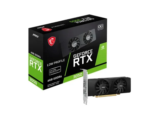 imagem de Placa de Video Msi Geforce Rtx 3050 Lp 6gb Oc Gddr6 96 Bits - 912-V812-023