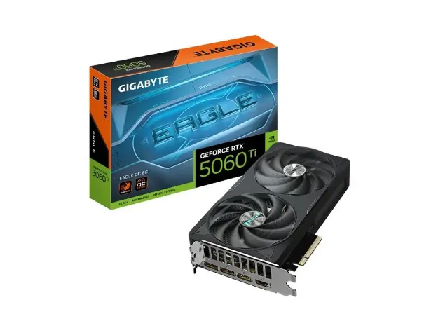 imagem de Placa de Video Gigabyte Geforce Rtx 5060 Ti Eagle Oc 8gb Gddr7 128 Bits - Gv-N506teagle Oc-8gd
