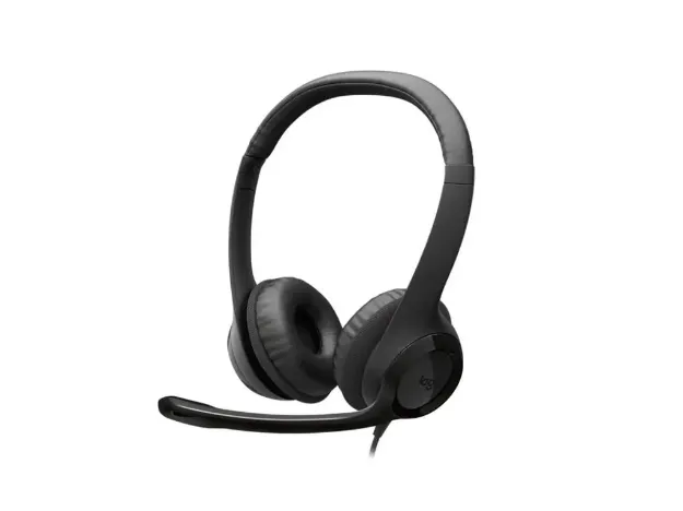 imagem de Headset Logitech H390 com Fio Usb Preto - 981-000014
