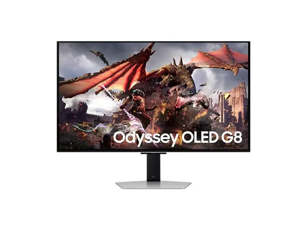 imagem de Monitor Samsung 32" Odyssey G8 Oled 4k 240hz 0,03ms Displayport Usb Altura e Rotacao Ls32dg800slxzd