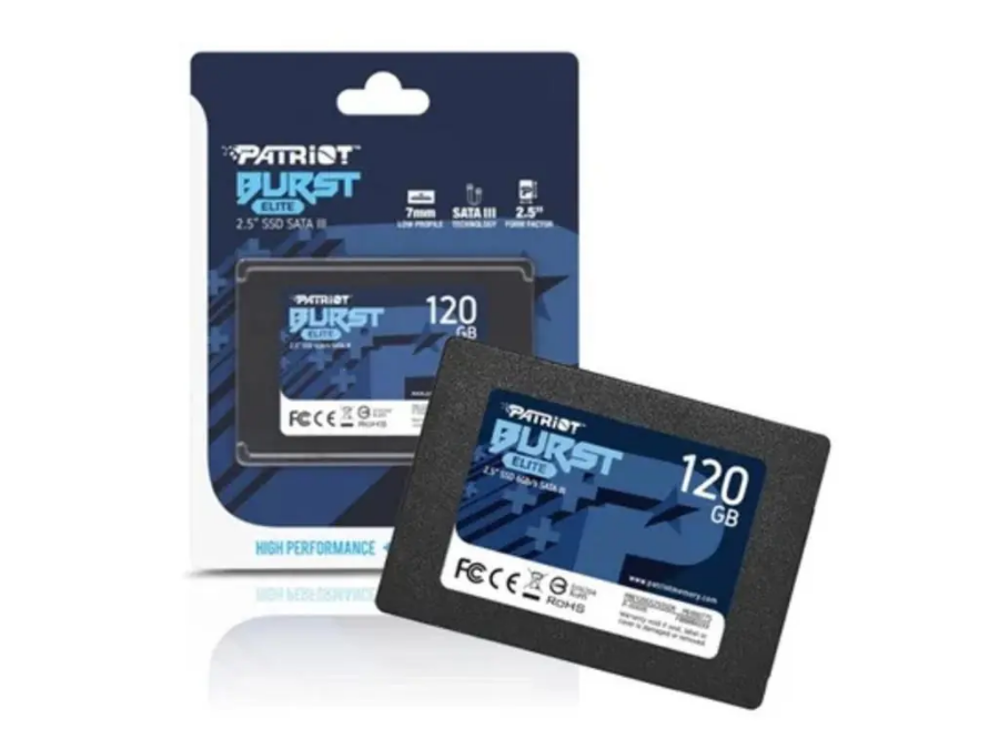 imagem de Ssd Patriot Burst Elite Sata 120gb - Pbe120gs25ssdr