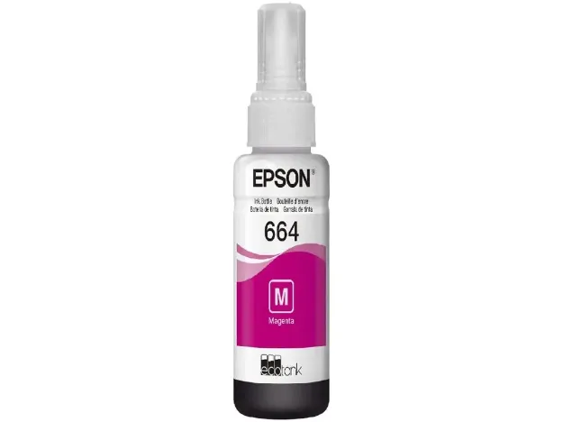 imagem de Garrafa de Tinta Epson 664 Magenta 70ml - T664320-Al