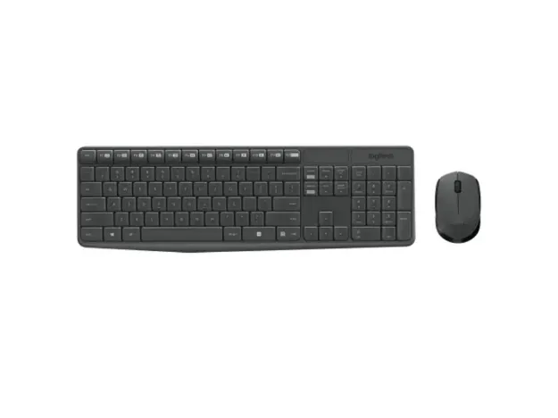 imagem de Kit Teclado e Mouse sem Fio Mk235 Preto Logitech- 920-007903