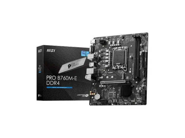 imagem de Placa Mae Msi Intel Lga (1700) Ddr4 Micro Atx - Pro B760m-E Ddr4