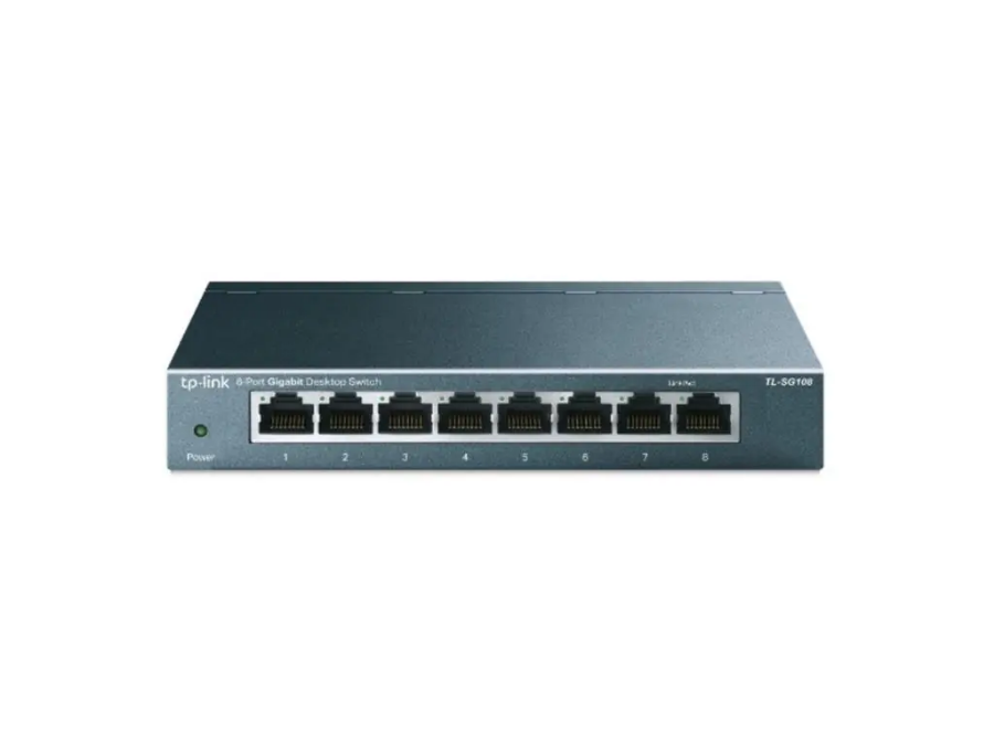 imagem de Switch Tp-Link de 8 Portas Gigabit Tl-Sg108 10/100/1000mbps