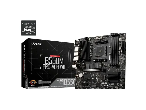 imagem de Placa Mae Msi Amd (Am4) Micro Atx Ddr4 - B550m Pro-Vdh Wifi