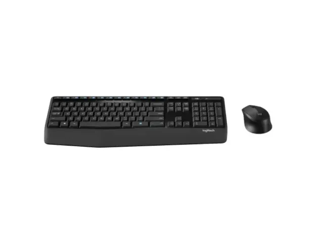 imagem de Kit Teclado e Mouse sem Fio Mk345 Preto Logitech - 920-007821