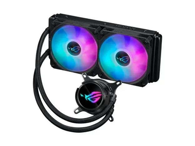 imagem de Water Cooler P/ Processador Asus Rog Strix Lc Iii 240 Argb P/ Intel/Amd Preto - 90rc00s1-M0uay0