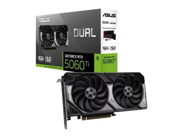 imagem de Placa de Video Asus Dual Geforce Rtx 5060 Ti 16gb Gddr7 128 Bits - Dual-Rtx5060ti-16g