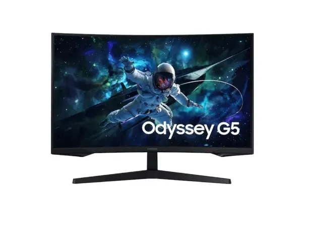 imagem de Monitor Samsung 32" Gamer Odyssey G5 Led/Va Qhd 165hz 1ms Hdmi Displayport Vesa - Ls32cg552elmzd