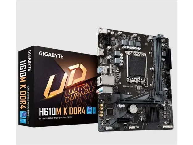 imagem de Placa Mae Gigabyte Intel Lga (1700) Ddr4 Micro Atx - H610m K Ddr4