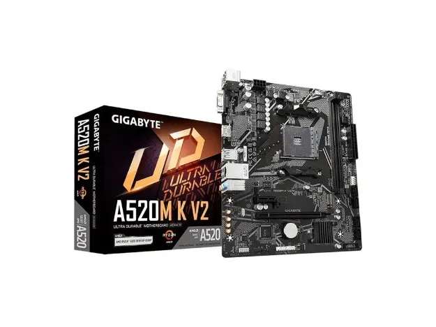 imagem de Placa Mae Gigabyte Amd (Am4) Ddr4 Micro Atx - A520m K V2 1.1