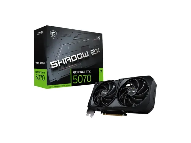 imagem de Placa de Video Msi Geforce Rtx 5070 12g Shadow 2x Oc 12gb Gddr7 192 Bits - 912-V532-011