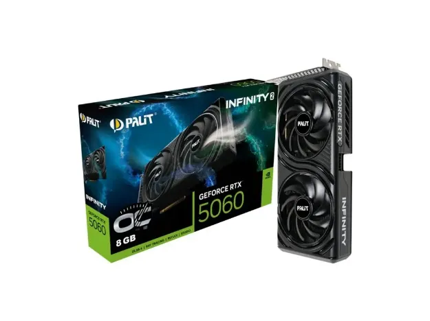 imagem de Placa de Video Palit Geforce Rtx 5060 Infinity 2 Oc 8gb Gddr7 128 Bits - Ne75060v19p1-Gb2063l
