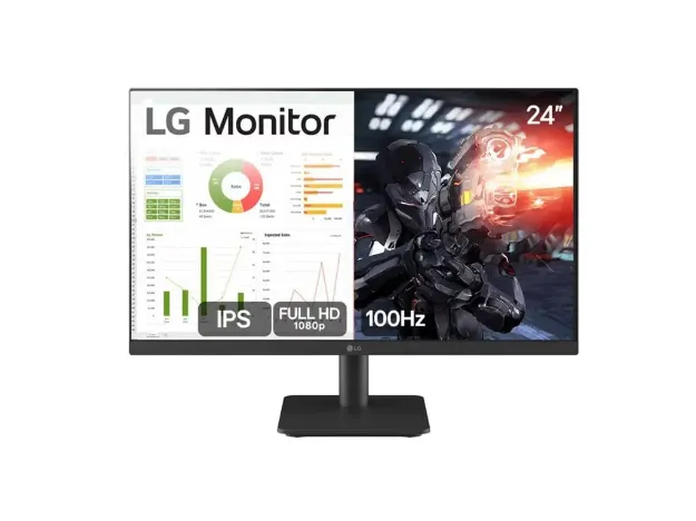 imagem de Monitor Lg 24" Led/Ips Fhd 100hz 5ms Hdmi Vesa - 24ms500-B.Awzm