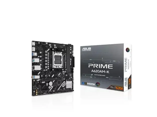imagem de Placa Mae Asus Amd (Am5) Ddr5 Micro Atx - Prime A620am-K