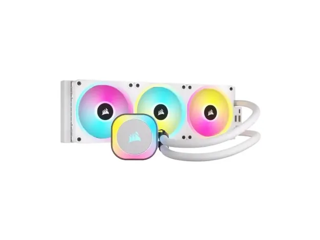 imagem de Water Cooler P/ Processador Corsair Icue Link H150i Aio 360 Rgb P/ Intel/Amd Branco - Cw-9061006-Ww