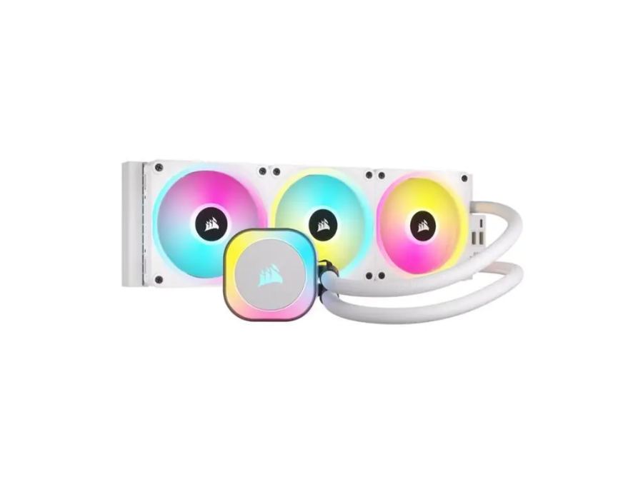imagem de Water Cooler P/ Processador Corsair Icue Link H150i Aio 360 Rgb P/ Intel/Amd Branco - Cw-9061006-Ww