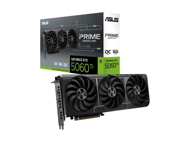 imagem de Placa de Video Asus Prime Geforce Rtx 5060 Ti Oc 16gb Gddr7 128 Bits - Prime-Rtx5060ti-16g