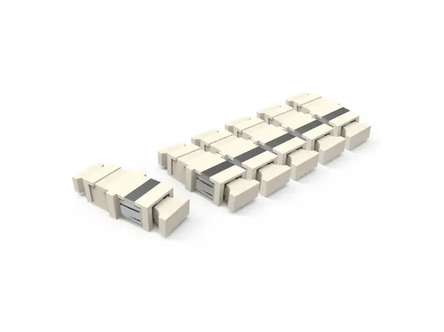 imagem de Kit de Adaptadores Opticos Sohoplus 01f Mm Sc-Pc Simplex Bege (Kit 06 Pcs) - 33090024