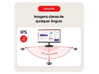 imagem de Monitor Lg 24" Led/Ips Fhd 100hz 5ms Hdmi Vesa - 24ms500-B.Awzm