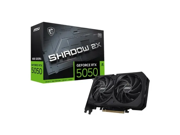 imagem de Placa de Video Msi Geforce Rtx 5050 Shadow 2x Oc 8gb Gddr6 128 Bits - 912-V538-008