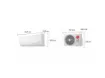 imagem de Ar Condicionado Split Lg Ai Dual Inverter Voice Frio 12.000 Btu Branco 220v - S3-Q12ja31l