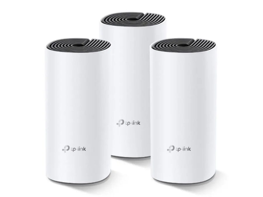 imagem de Kit 3 Roteadores Tp-Link Deco M4 Wi-Fi Mesh Dual Band Ac1200 10/100/1000mbps -Mtp0054