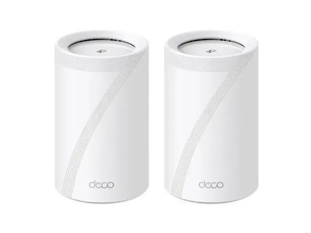imagem de Kit 2 Roteadores Mesh Wi-Fi 7 2.5g Tri-Band Be11000 Deco Be65(2-Pack) - Tpn0467
