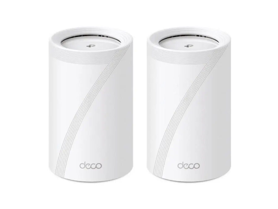 imagem de Kit 2 Roteadores Mesh Wi-Fi 7 2.5g Tri-Band Be11000 Deco Be65(2-Pack) - Tpn0467