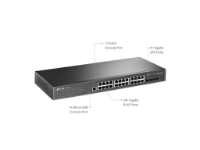imagem de Switch Tp-Link Tl-Sg3428 Gerenciavel Gigabit L2+ de 24 Portas com 4 Slots Sfp Jetstream - Tpn0271