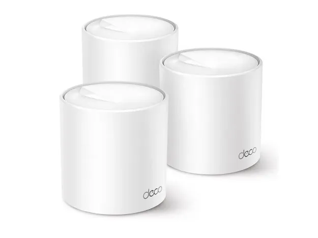 imagem de Kit 3 Roteadores Tp-Link Mesh Wi-Fi 6 Gigabit Dual Band Ax1500 Deco X10 - Mtp0043